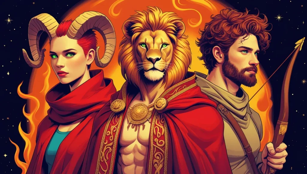 all Zodiac Fire Signs