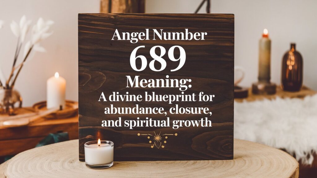 Angel Number 689 Meaning: A Divine Blueprint for Abundance, Closure, and Spiritual Growth