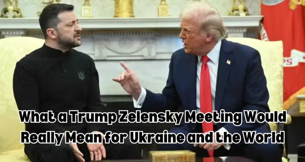 What a Trump Zelensky Meeting Would Really Mean for Ukraine and the World